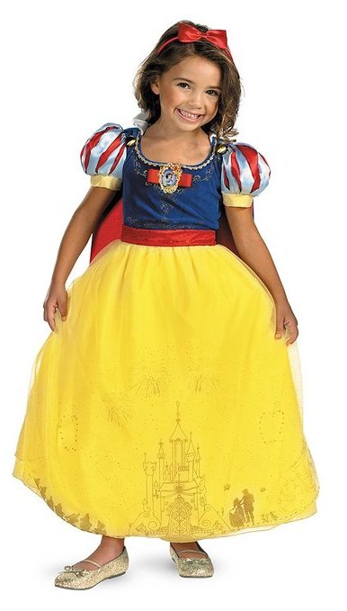 Princess Snow White Gown - www.kidslovedressup.com