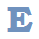 letter-e