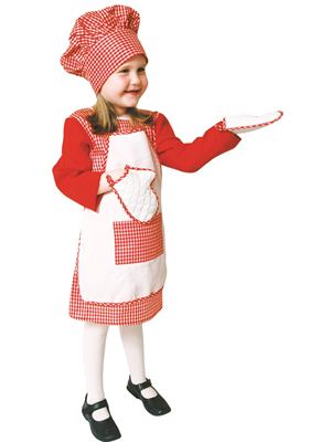 Chef's Costume for Girls