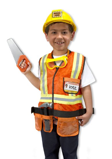 Construction Worker Costume for Boys