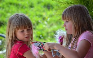 Girls Playing Barbies