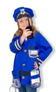 Girls Police Officer Costume