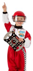Red Race-Car Driver Costume For Boys