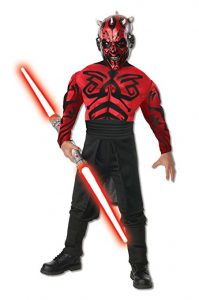 Darth Maul Dress Up Costume For Boys - Star Wars Dress Up For Boys - The Ultimate Costume Collection for the young Star Wars lover in your life! Check out the huge variety of kid sized Star Wars Costumes at www.kidslovedressup.com!