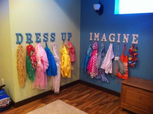 Dress up storage for boys