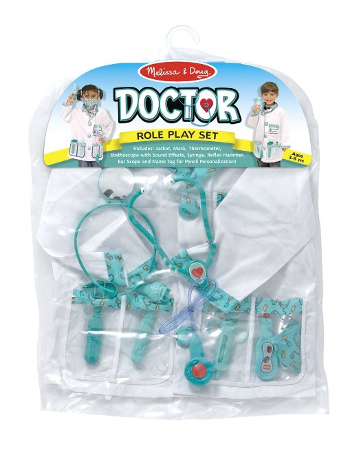 Doctor Set by Melissa and Doug. Review at www.kidslovedressup.com