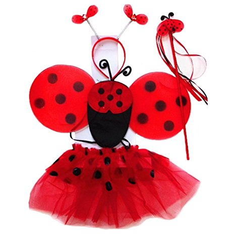If your daughter loves the "Lady Bug Girl" books, this set is PERFECT for a World Book Day Costume!