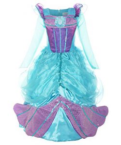 ReliBeauty Little Girls Princess Dress Up Mermaid Costume - mermaid costumes for girls - www.kidslovedressup.com