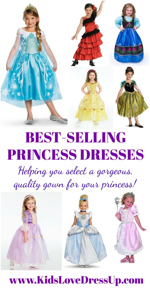 princess dresses for little girls