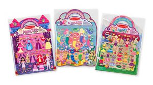 Gifts for 4 year old girls can include these reusable sticker pads by Melissa and Doug