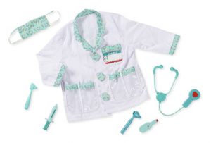 What's all included in the Melissa and Doug Doctor Role Play Costume Set - photo part of a review of this item at www.kidslovedressup.com