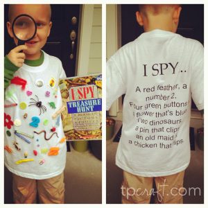 I Spy Costume for World Book Day Kids Dress Up!