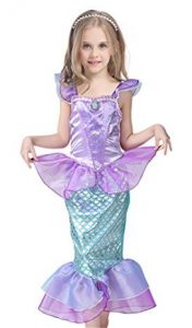 JiaDuo Kids Girls’ Princess Mermaid Dress Party Costume - Mermaid Costumes for Girls on www.kidslovedressup.com