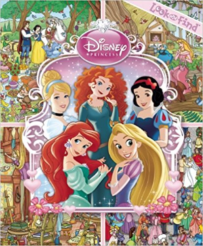 Great gifts for 3 year old girls! Disney Princess Look & Find