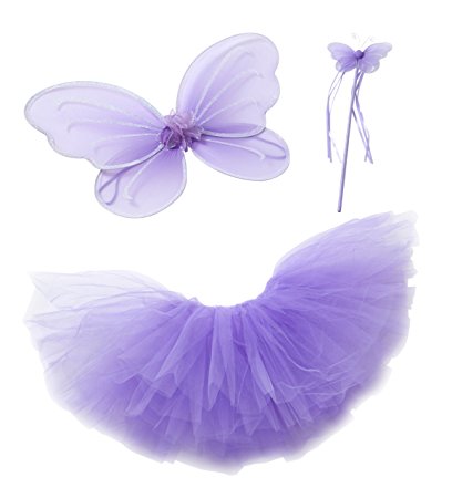 Great gifts for 3 year old girls! This Purple Fairy Princess Set is Perfect!