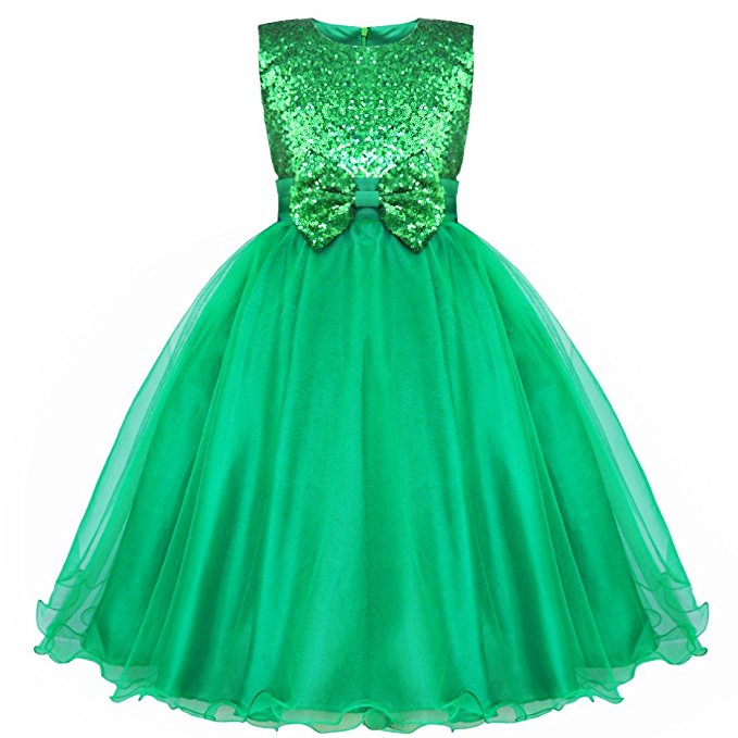 Kids St. Patrick's Day Dress Up - Why not go with a pretty green princess gown?