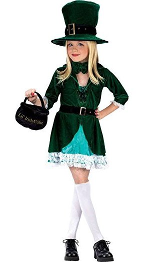 St. Patrick's Day Costumes For Kids - Lucky Leprechaun Costume for Girls