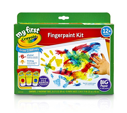 Crayola Fingerpaint Kit - Best Toys for 3 Year Old Girls