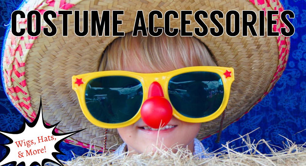 Accessories for Kids Costumes, such as hats, wigs, and more! www.kidslovedressup.com