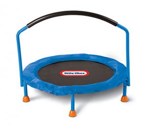 Mini Trampoline: It's one of the best toys for 3 year old boys! Suggested by www.kidslovedressup.com.